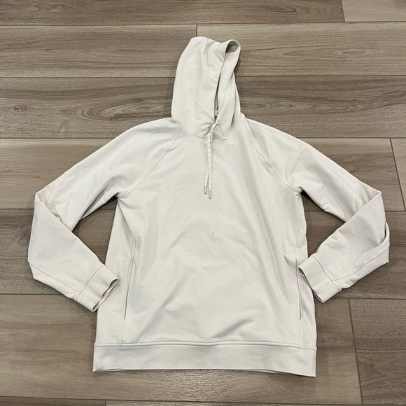 Lululemon Athletica Men's City Sweat Pullover Hoodie in Raw Linen Size L M3AUPS - Picture 1 of 8